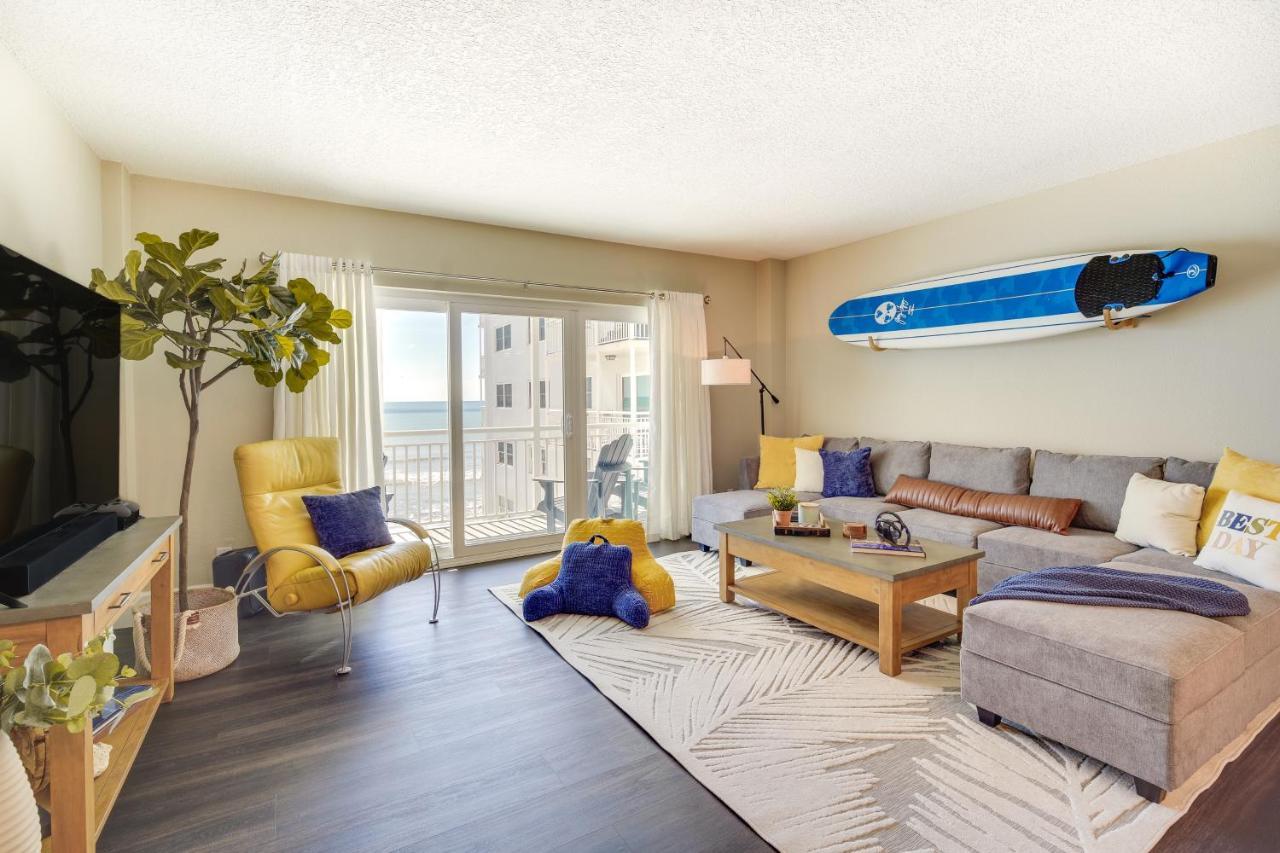 Oceanfront Satellite Beach Condo With Balcony, Views 外观 照片